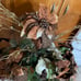 Beautiful!! 44” Glimmer XL Stand & Gold Poinsetas Arrangement