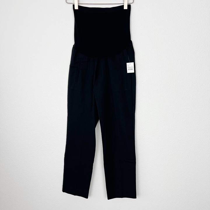 A Pea in the Pod Maternity XS The Curie Secret Fit Belly Twill Slim Ankle Pant