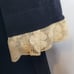 Vintage 60s 70s Black Night Gown Sleepwear Dressing Gown Victorian Lace Trim