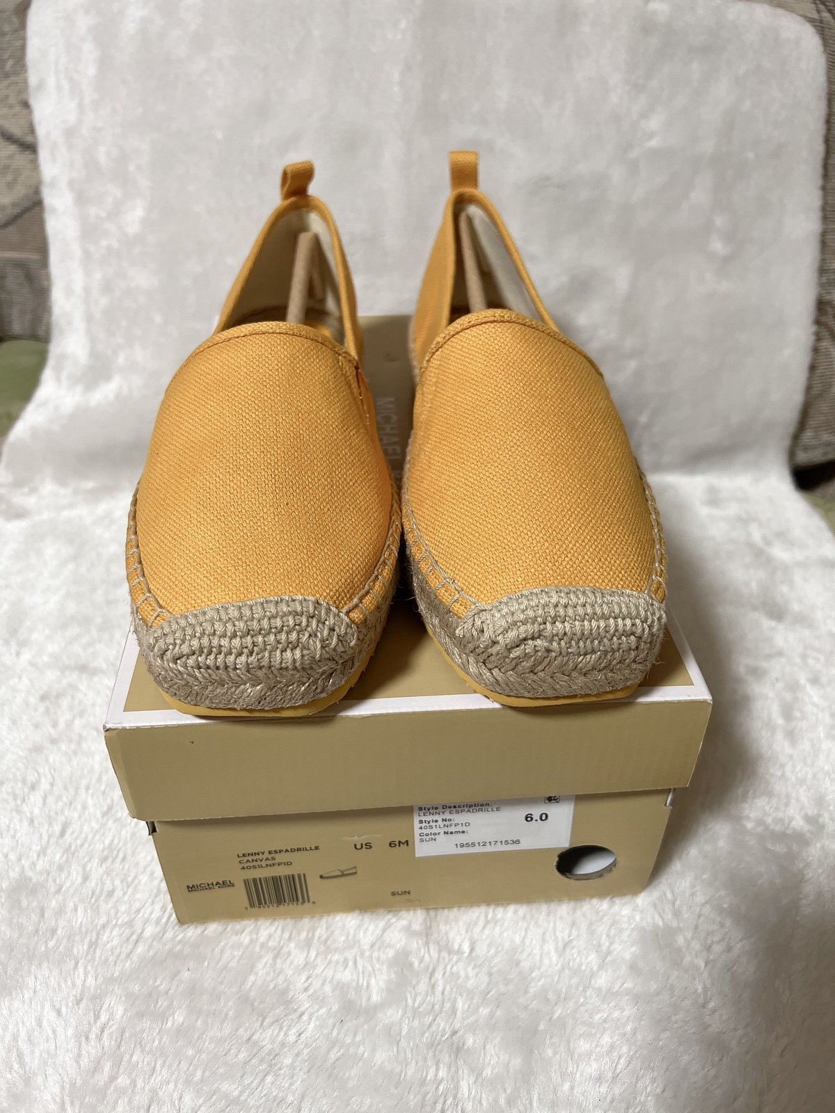michael kors yellow espadrilles