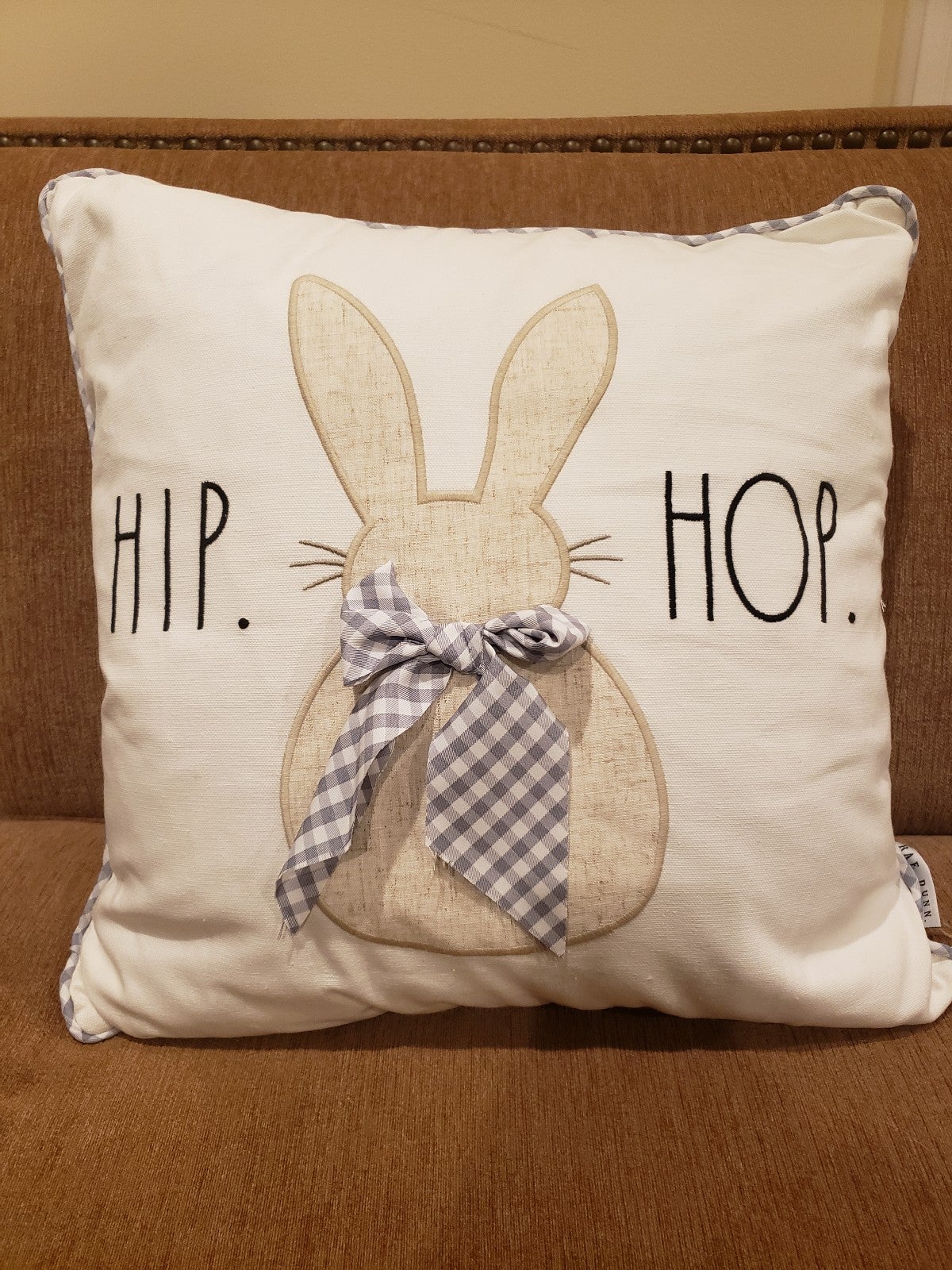 Rae Dunn 20x20 Hip Hop Bunny Pillow