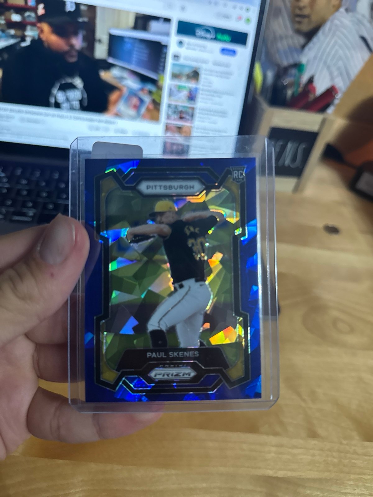 Paul Skenes rookie blue ice