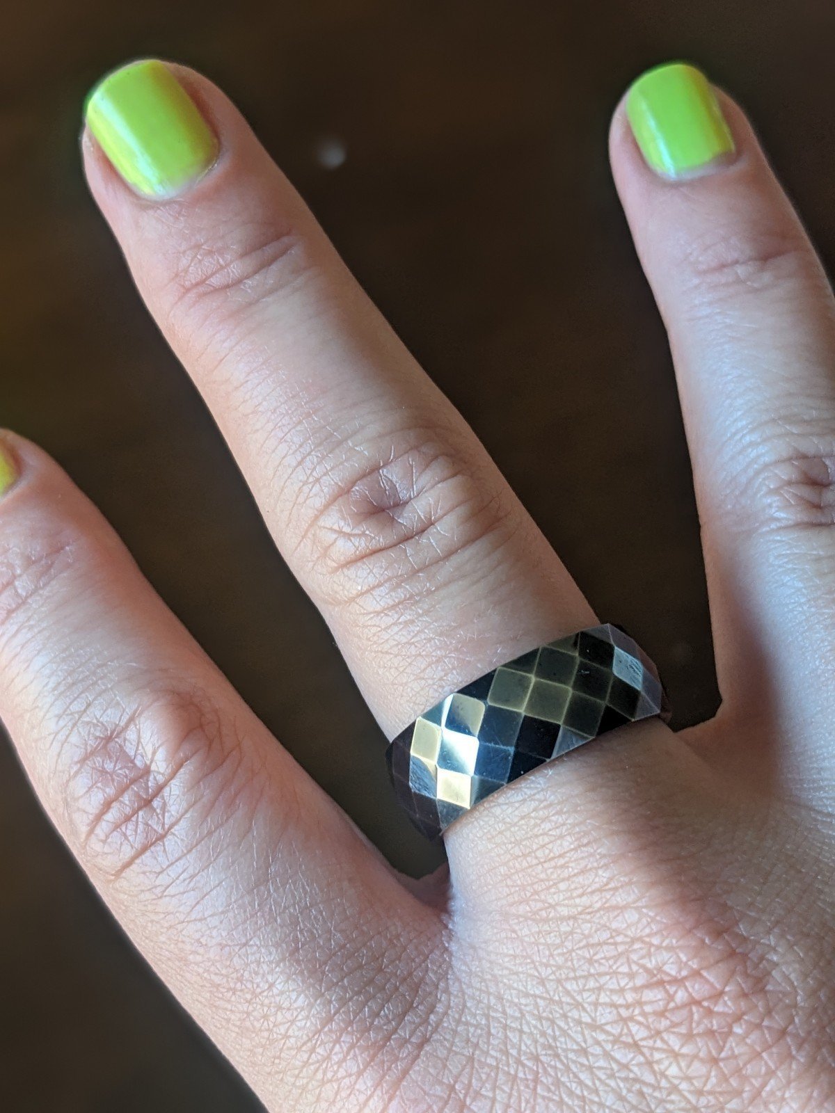 Men's tungsten wedding band