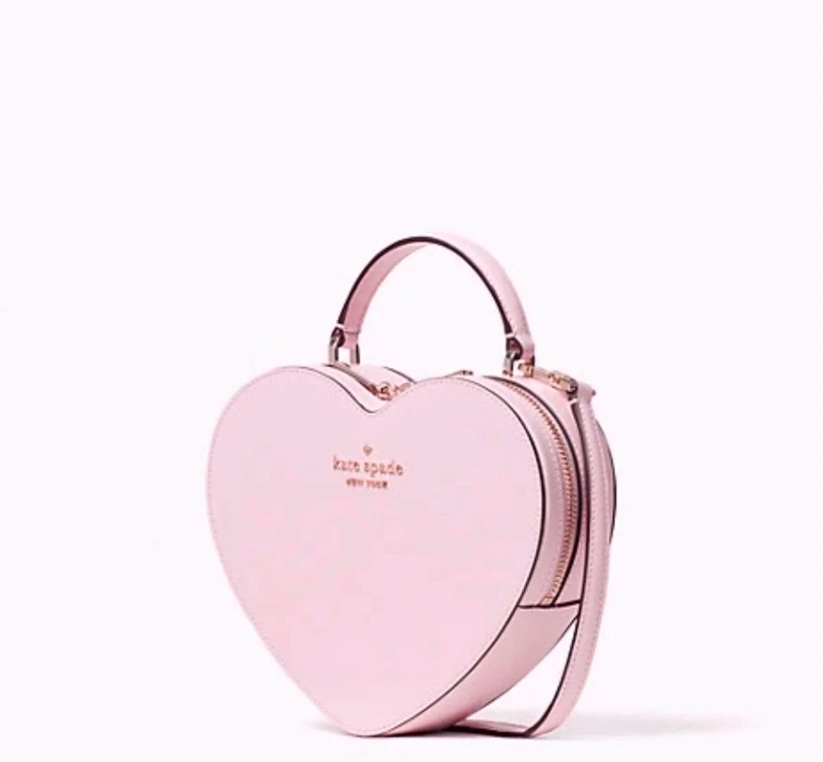 Kate Spade New York Heart Crossbody In Pink - detail