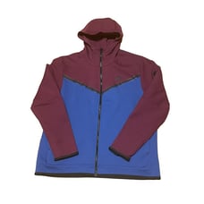 Nike Sportswear Tech Fleece Full-Zip Hoodie Sangria Blue CU4489-610 Size XL