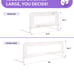 White 59 Extra Long Toddler Bed Rails Baby Bed Rail Guard Kids Side Bedrails