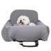 POOCH-LABS Light Grey Central Control Car Safety Pet Seat (60x50x55 CM)