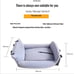 POOCH-LABS Light Grey Central Control Car Safety Pet Seat (60x50x55 CM)