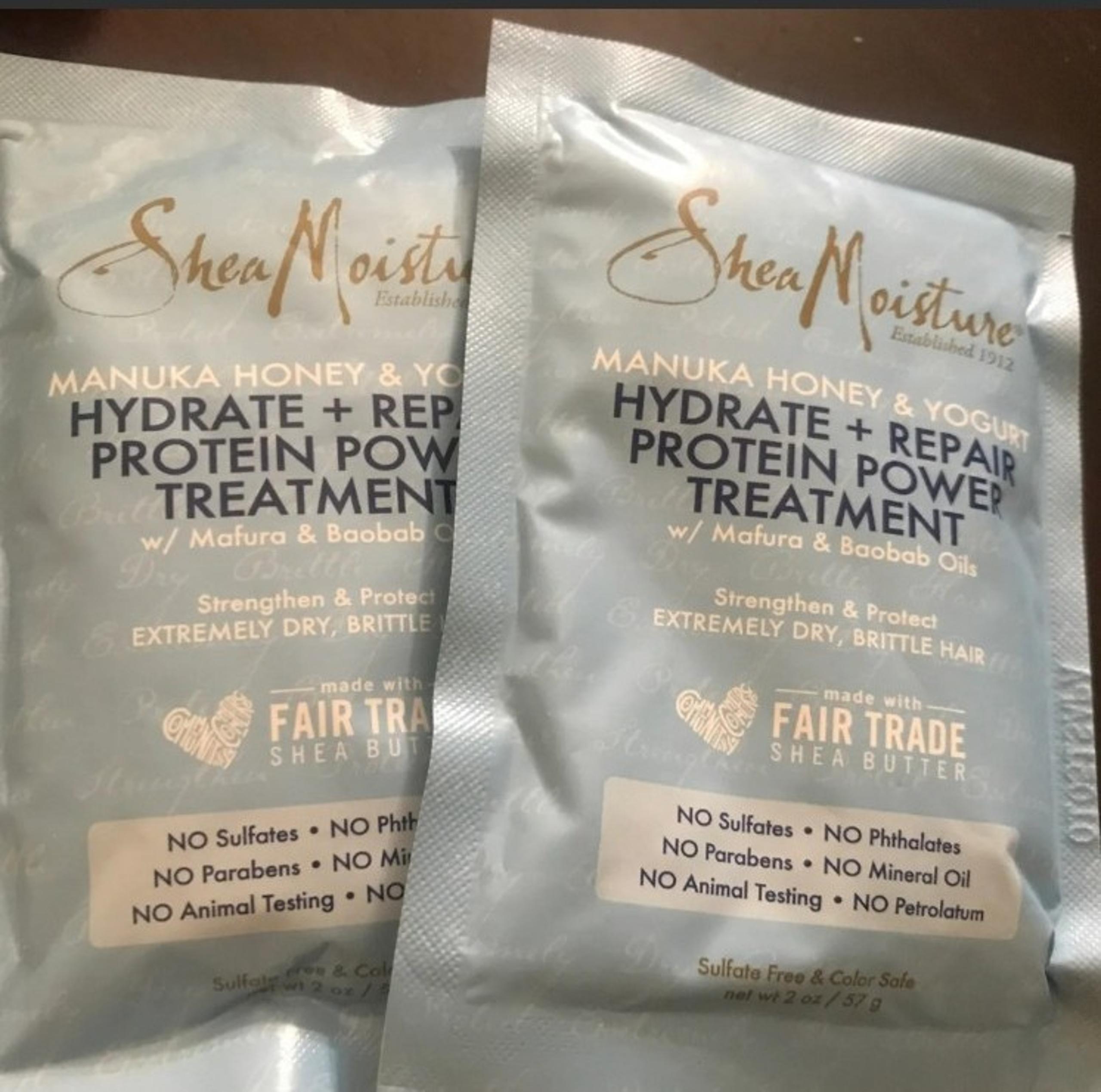 SheaMoisture Hair Mask mnauka honey yougurt hydrte repair x2  2 oz each