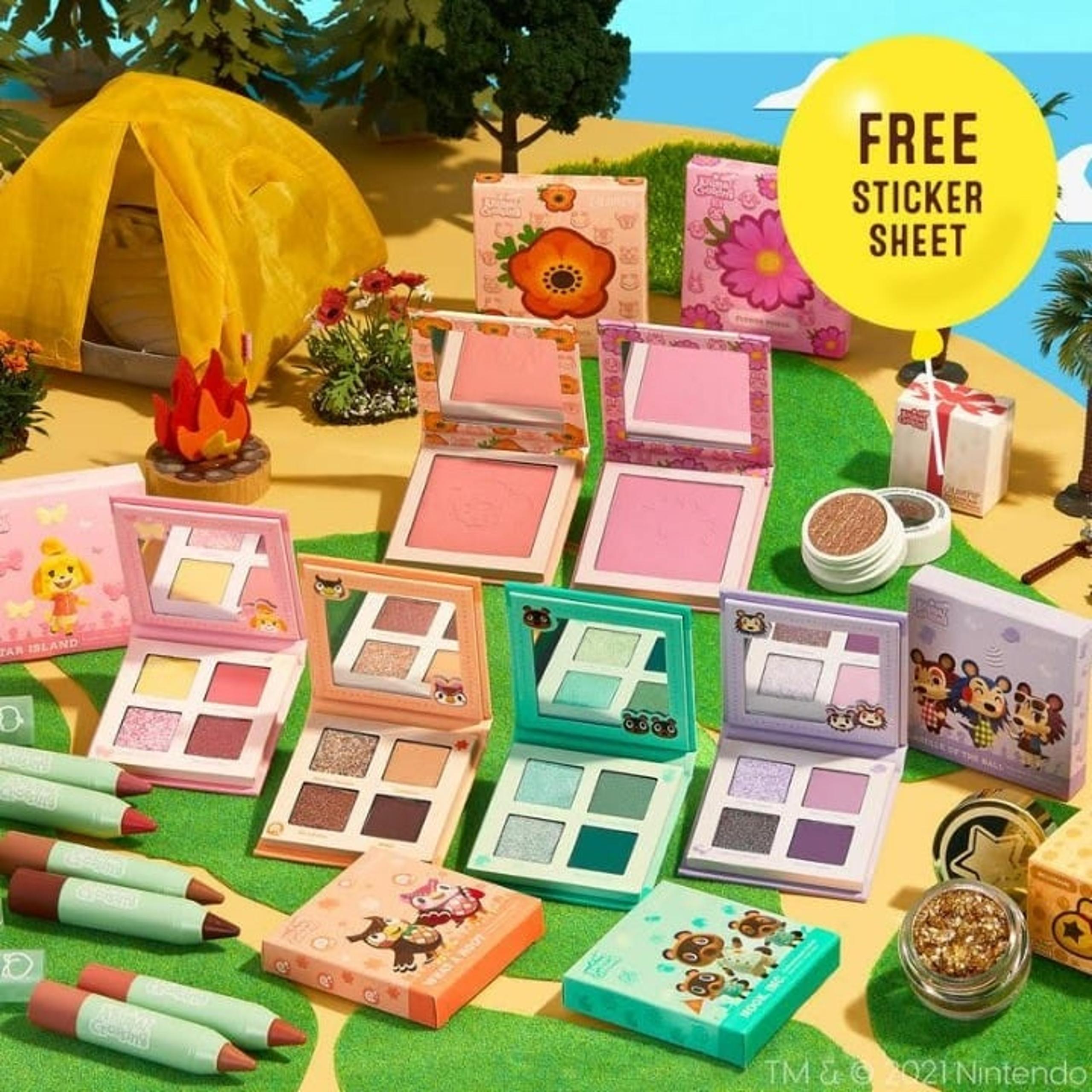 BNIB ANIMAL CROSSING x COLOURPOP Full Makeup Collection + Stickers  *LAST ONE!*
