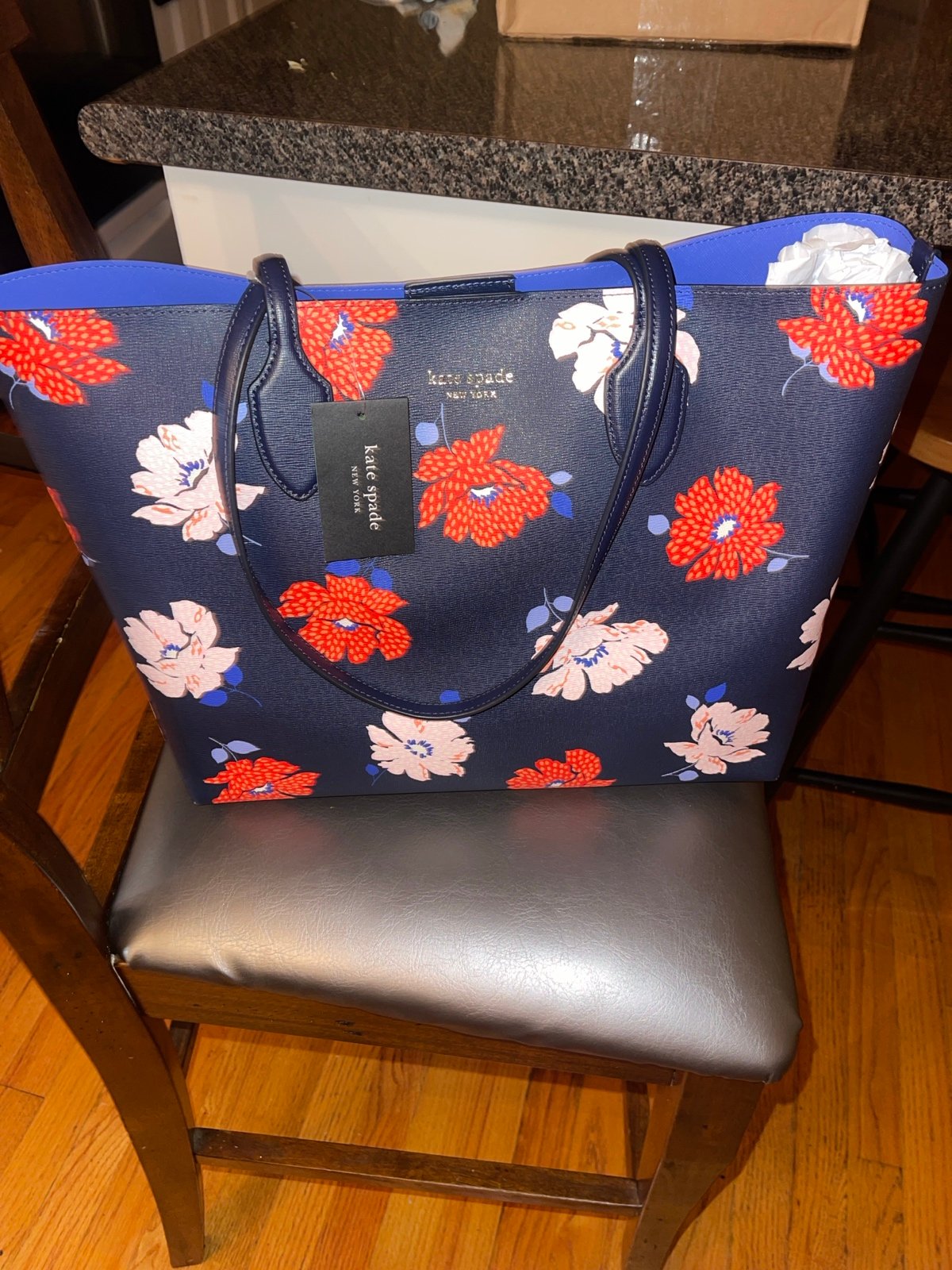 kate spade new york Large Bleecker Dotty Floral Printed w/Pouch Tote