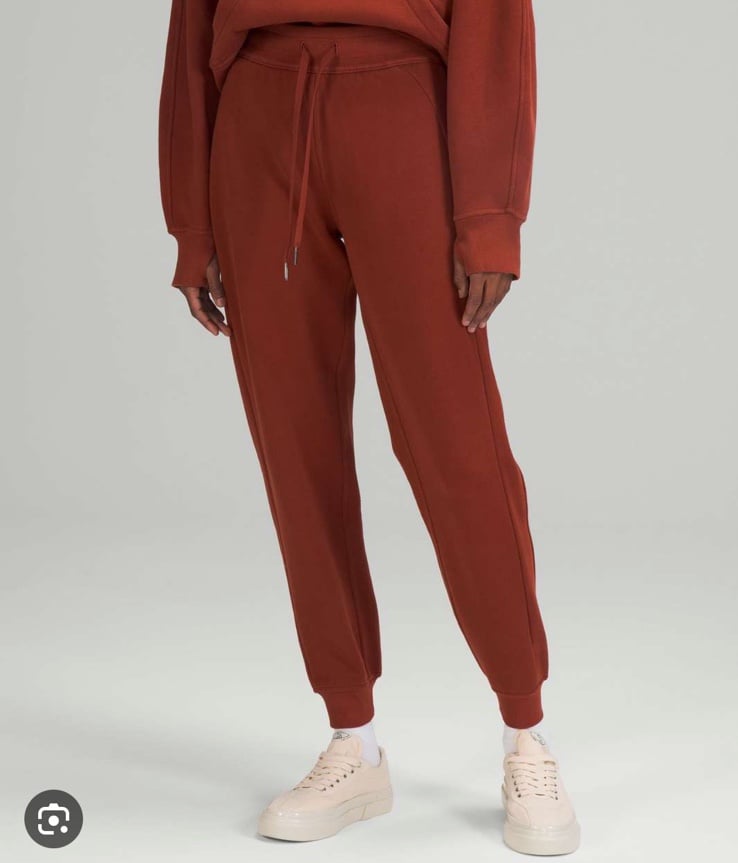 lululemon full length date brown scuba joggers