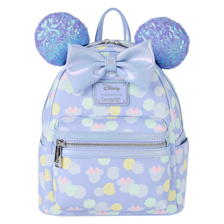 Minnie Mouse Exclusive Iridescent All-Over Print Sequin Ear Mini Backpack