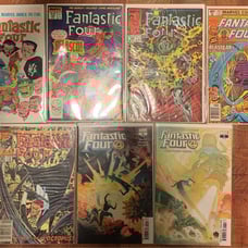 9 Marvel Fantastic Four Comic Books