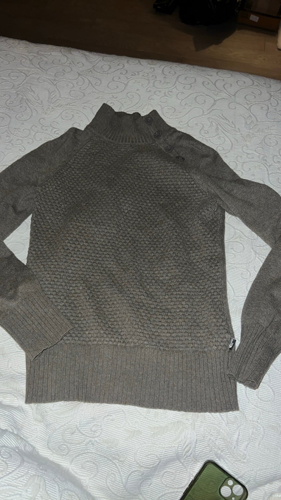 North Face warm button up turtleneck Sm 198