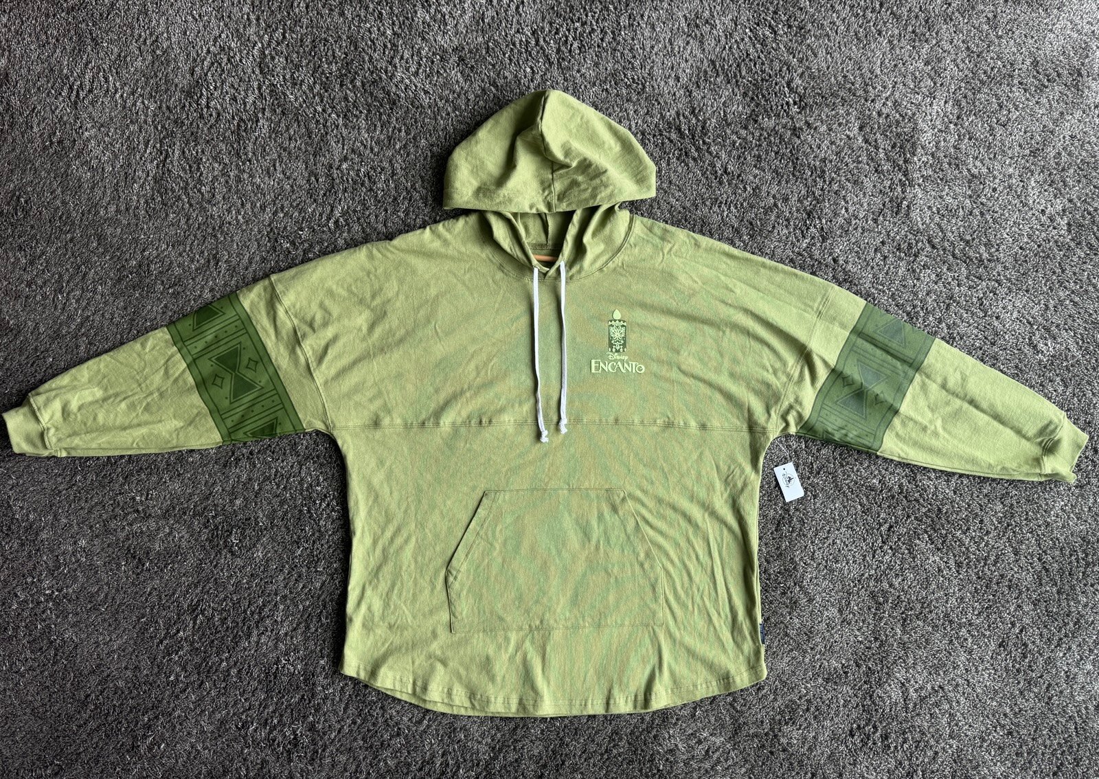 Disney Spirit Jersey Encanto Bruno Hooded Glow In Dark Shirt Size XXL