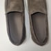Massimo Dutti-Men's Split Suede Loafers In The Color Mink Size 7 (40)