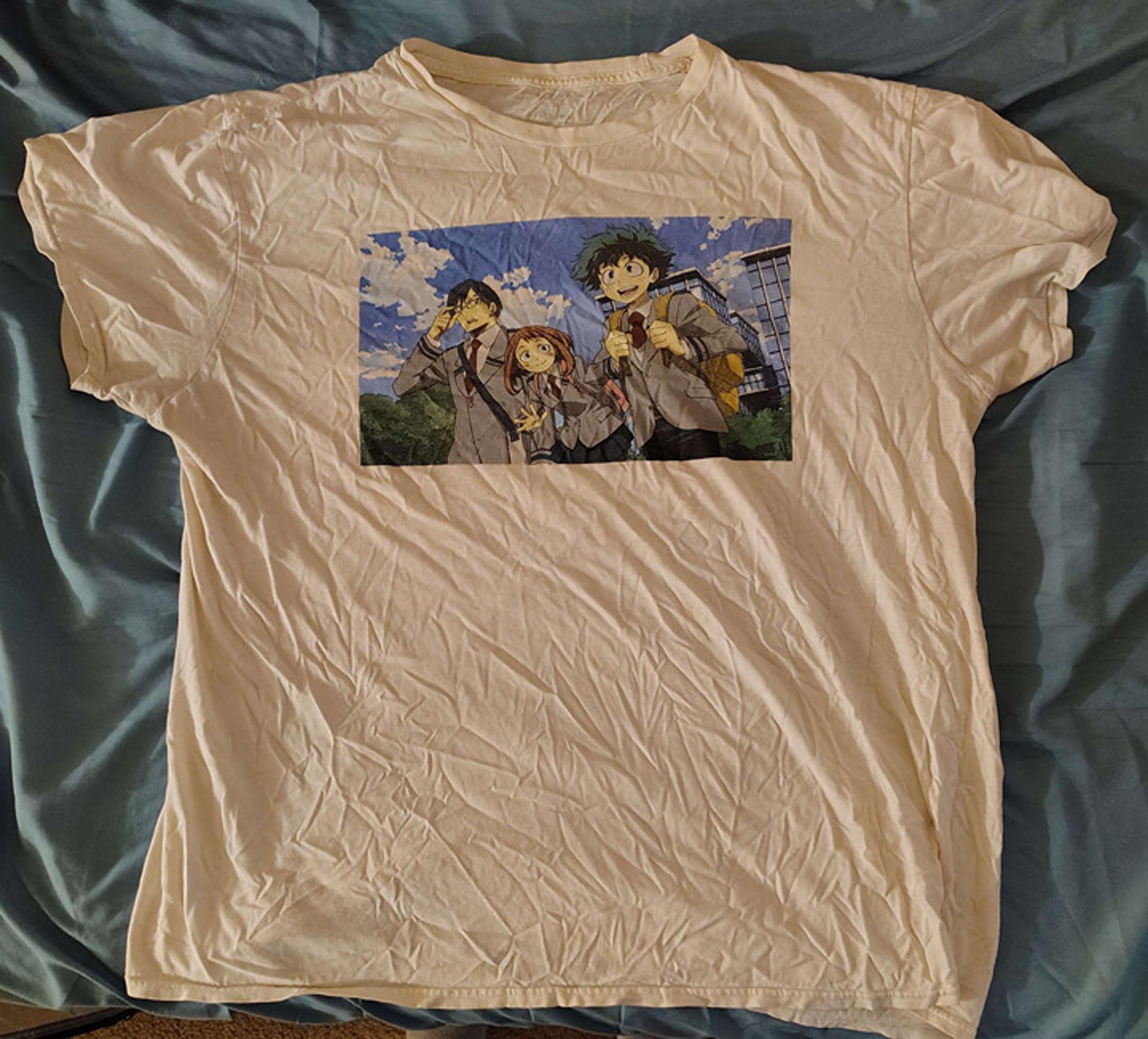 My Hero Academia XL Shirt ft. Deku Izuku Midoriya, Uravity Ochako, & Tenya Iida