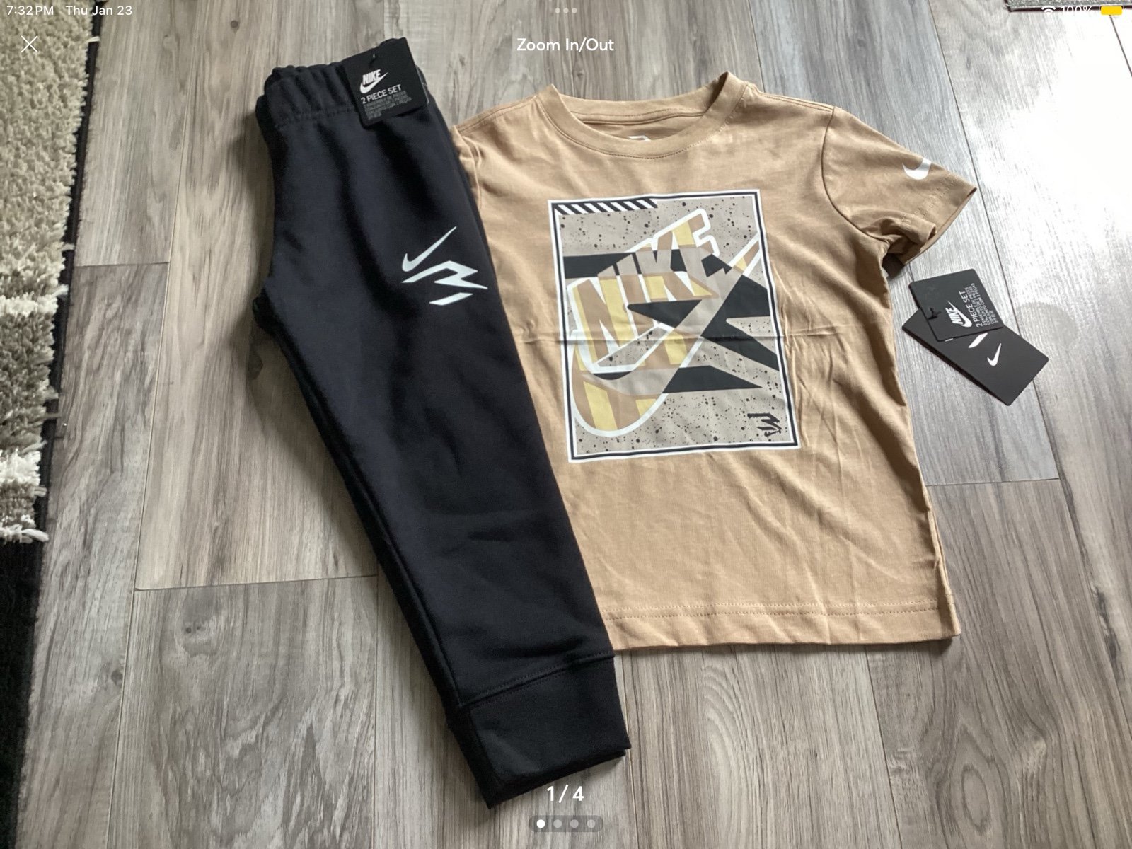 Boys Nike 3BRAND tee & joggers set size 4(NWT) ~PRICE IS FIRM, NO OFFERS~