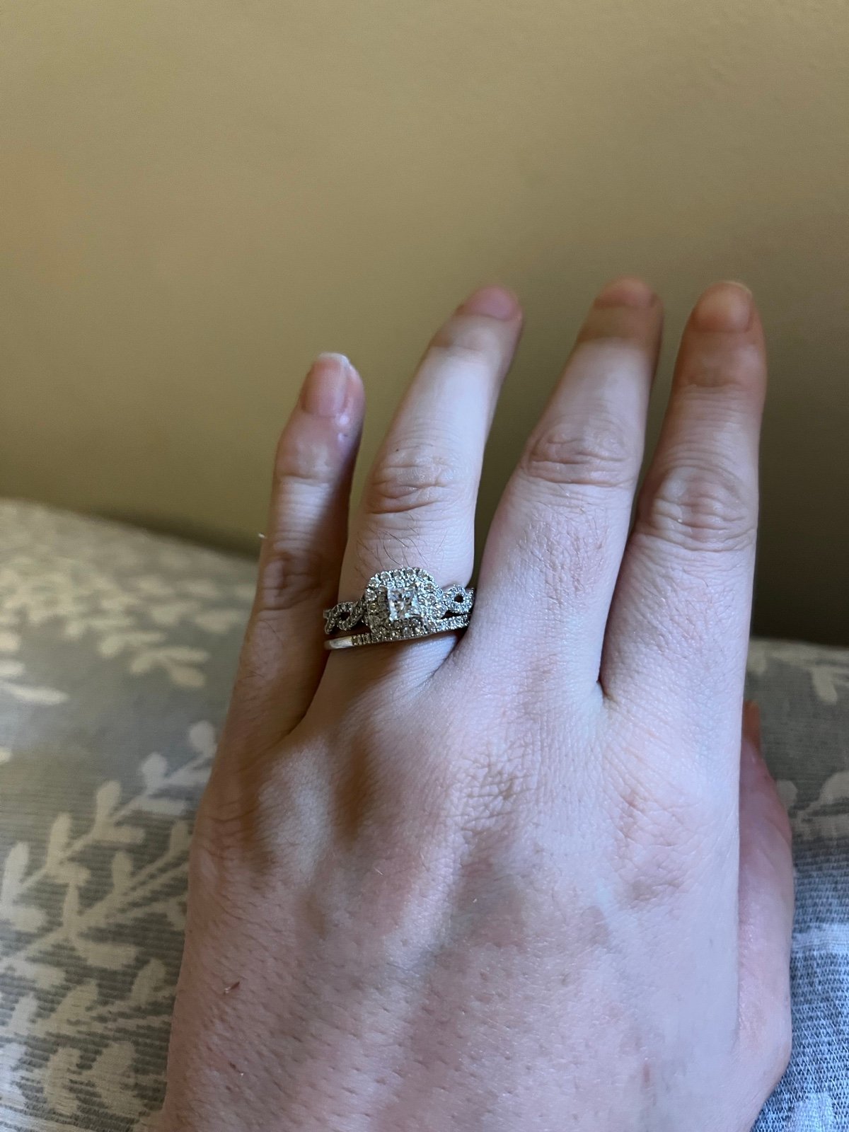 Engagement set 14k vera wang love collection