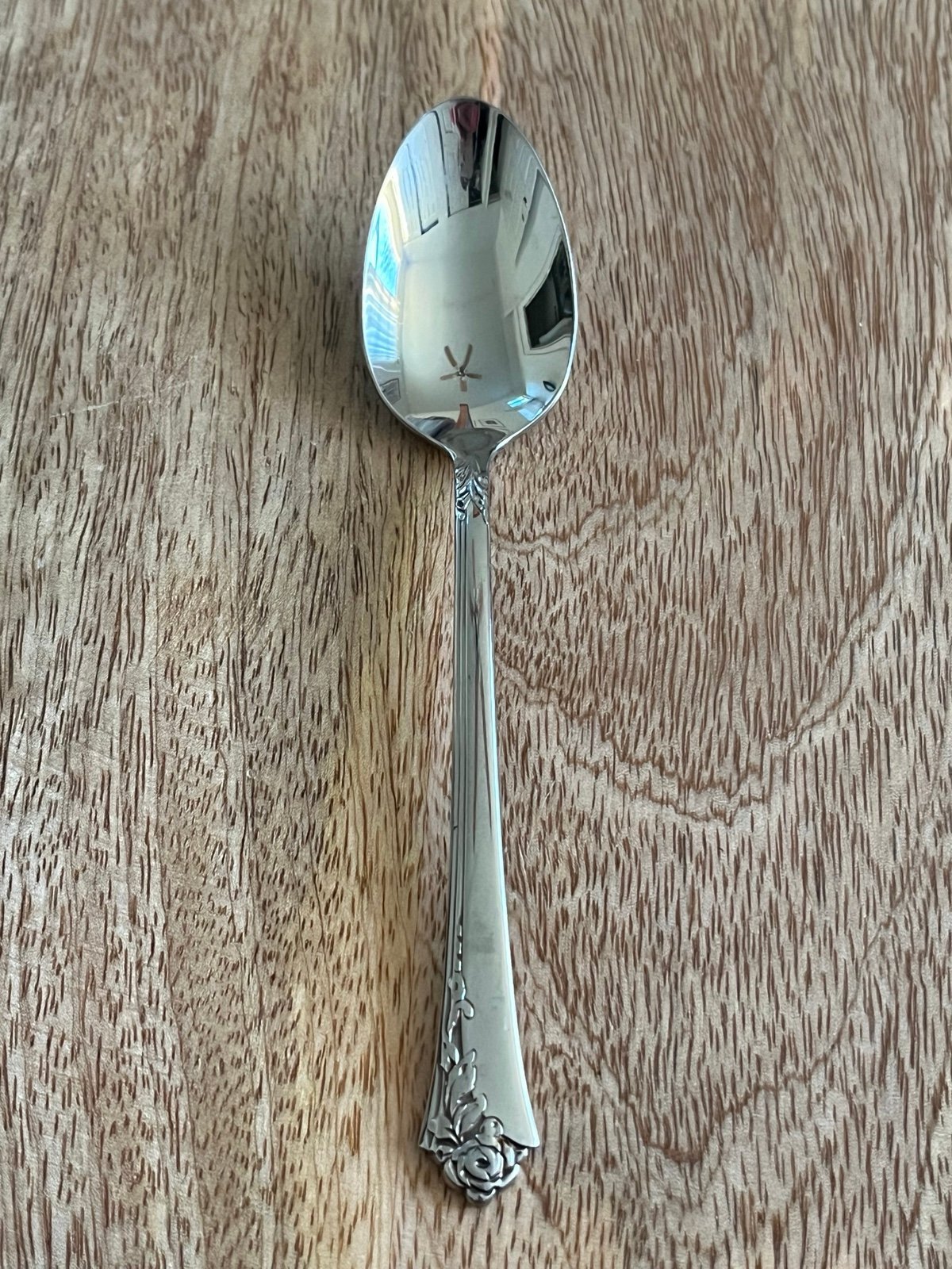 Damask Rose (Stainless) Teaspoon