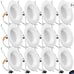 Sunco Lighting 12 Pack 5/6 Inch LED Can Lights Retrofit Recessed Lighting, Trim