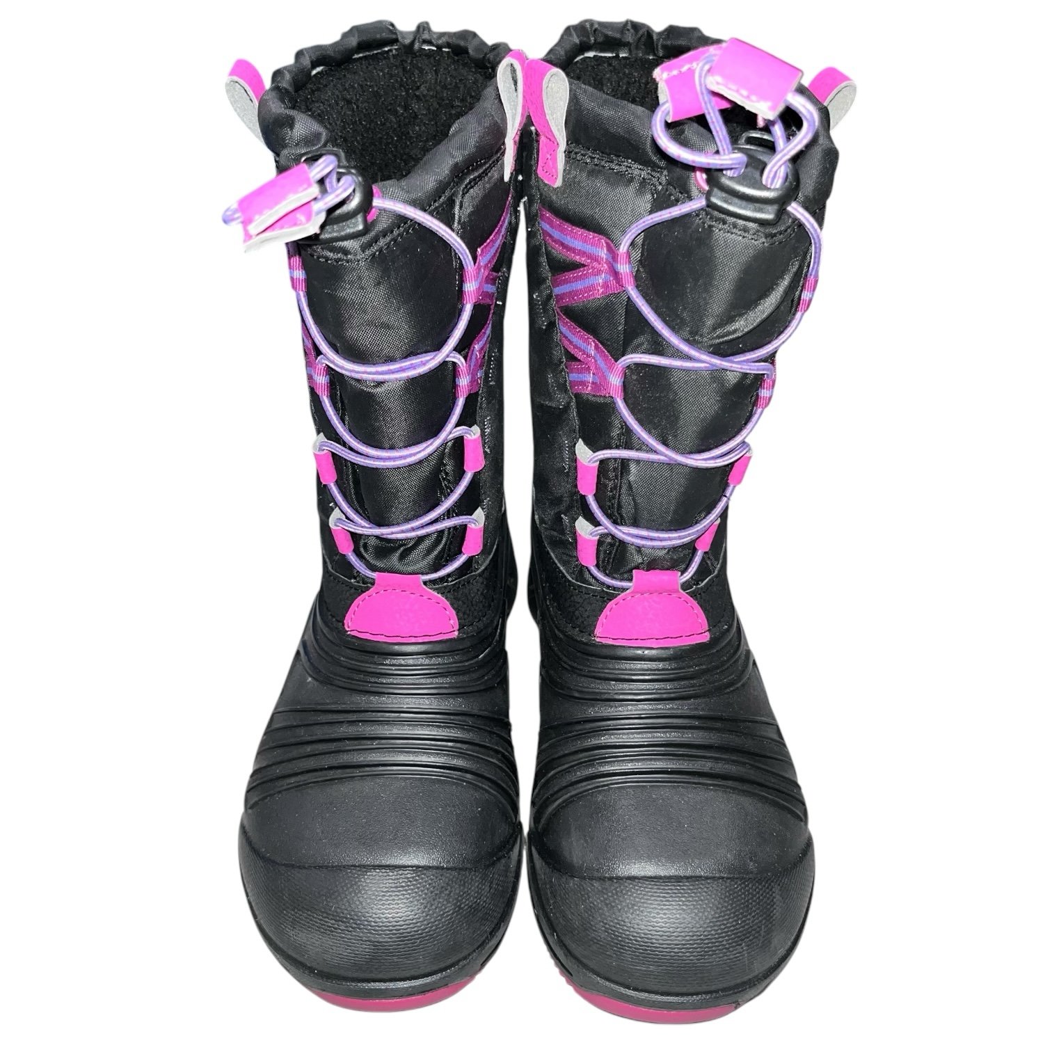 Merrell Snow Quest Black, Pink, & Purple Waterproof Insulated Snow Rain Boots