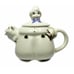Teapot Vintage 1940s Shawnee Pottery Tom The Pipers Son Clown Pig Spout Folk Art