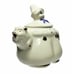 Teapot Vintage 1940s Shawnee Pottery Tom The Pipers Son Clown Pig Spout Folk Art