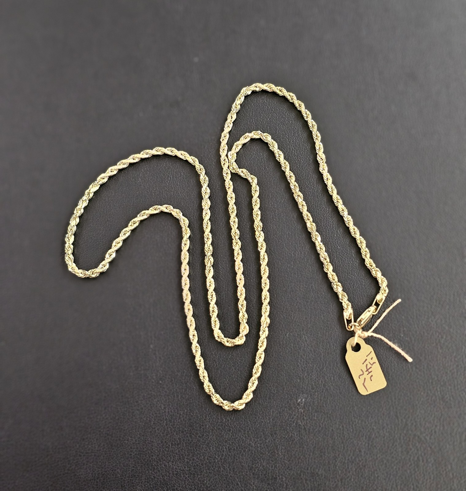 14k gold necklace 22 inch