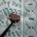 3.60ct BLACK DIAMOND RING Sz5,6,7,8,9,10