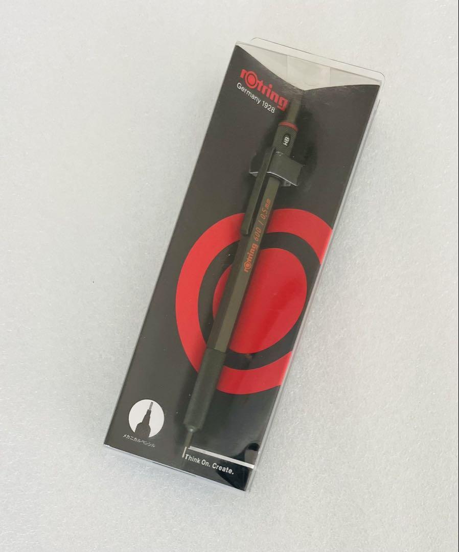 Popular Color Rotring 600 Mechanical Pencil 0.5mm Made in Germany Camouflage Green