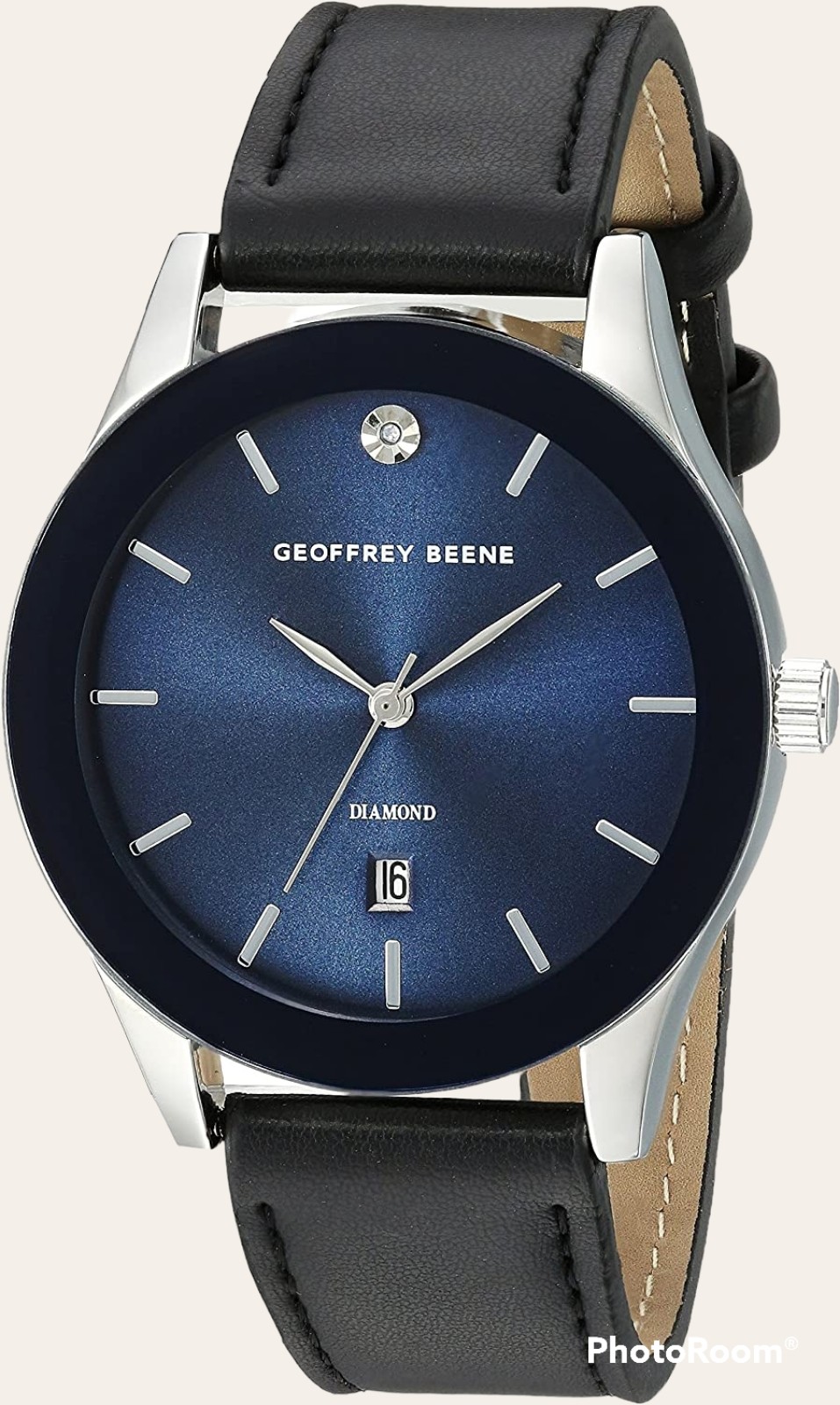 Geoffrey Beene Premium Design Men's Diamond Collection Watch