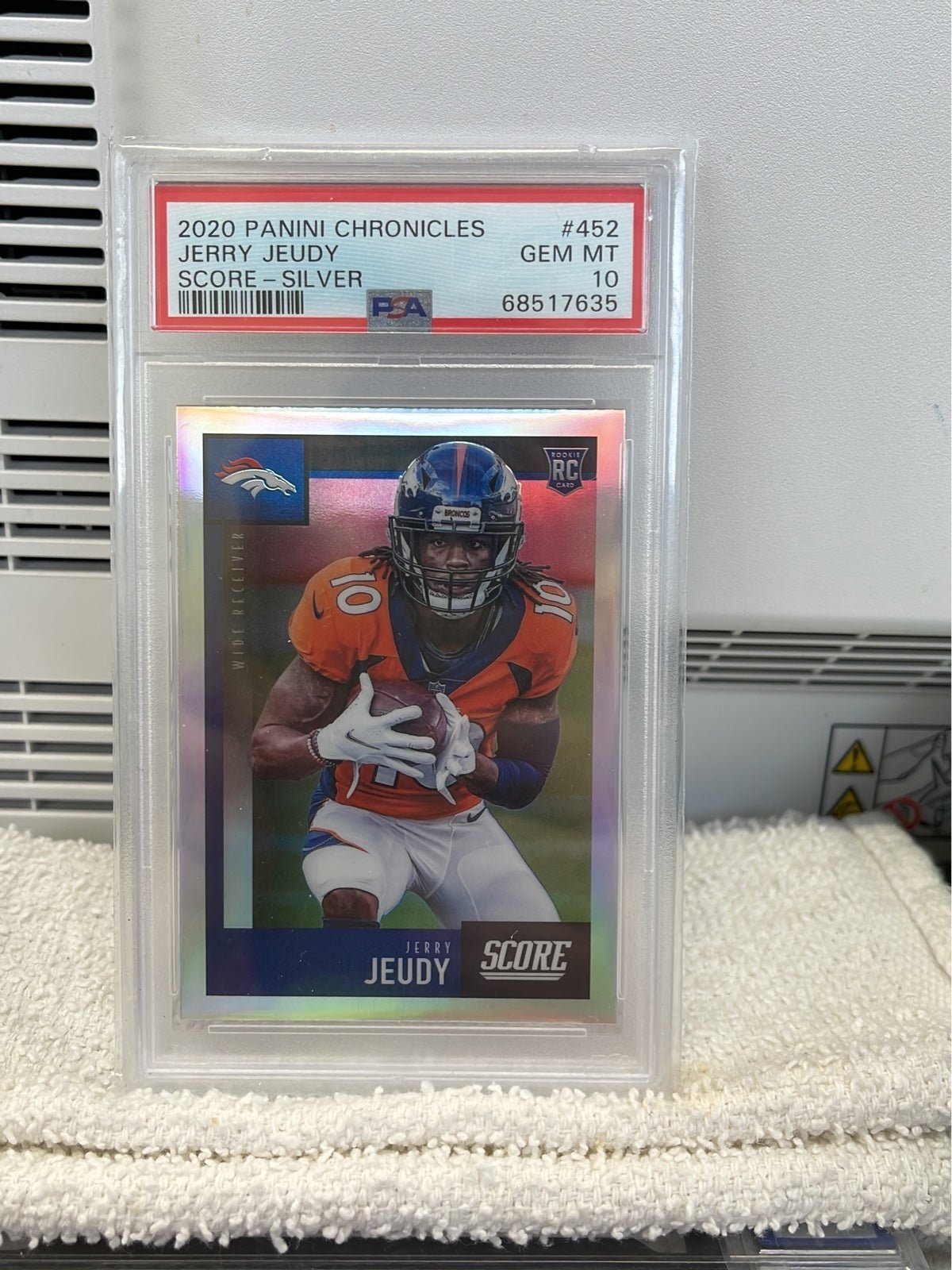PSA 10- POP 1, Jerry Judy- Score, Silver Prizm- Rookie