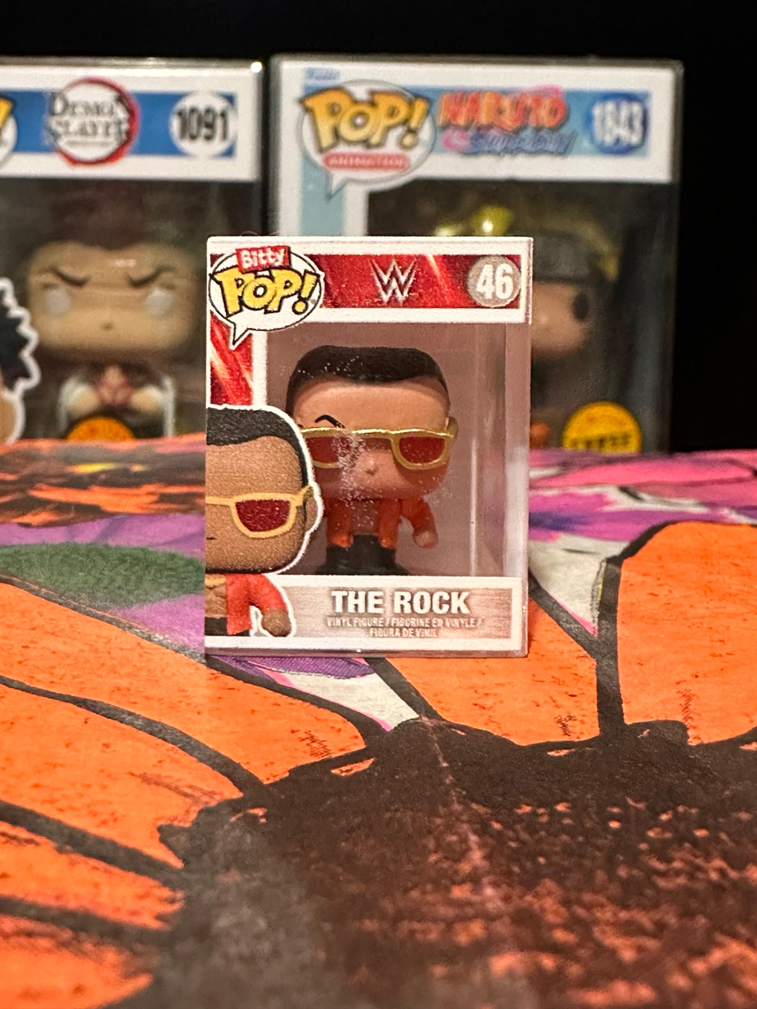 Funko Bitty! The Rock WWE CHASE 1/3