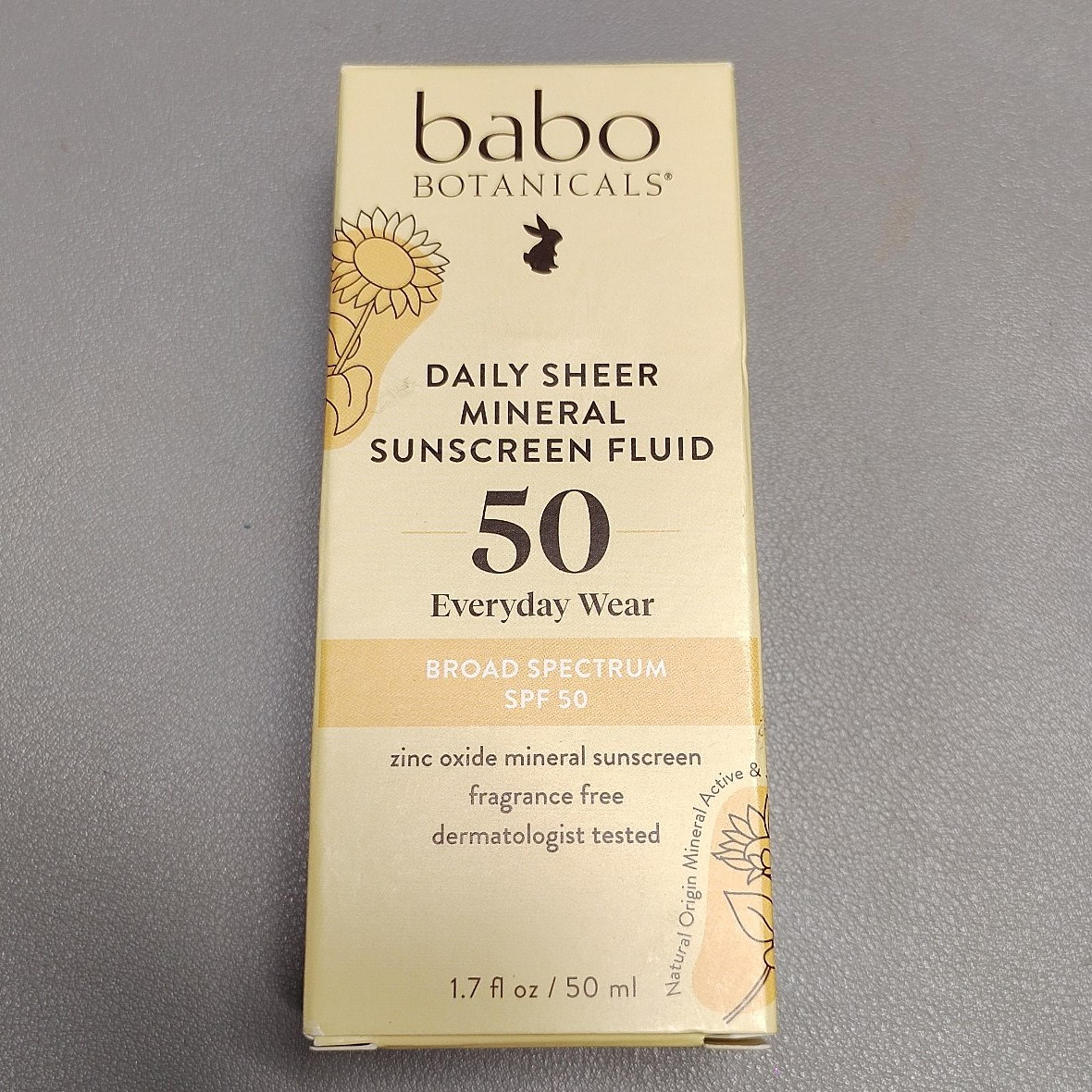 Sunscreen Fluid - Babo Botanicals