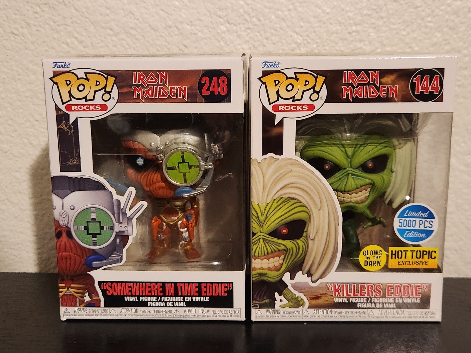 Iron Maiden Rare 144 Killers Eddie 5000 Hot Topic Somewhere in Time Eddie 248