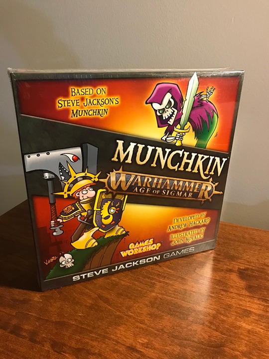 Munchkin Warhammer Age of Sigmar mortal realm game