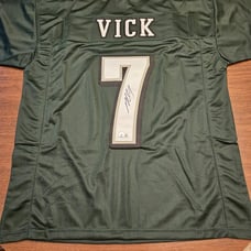 Michael Vick Autographed Custom Philadelphia Eagles Jersey