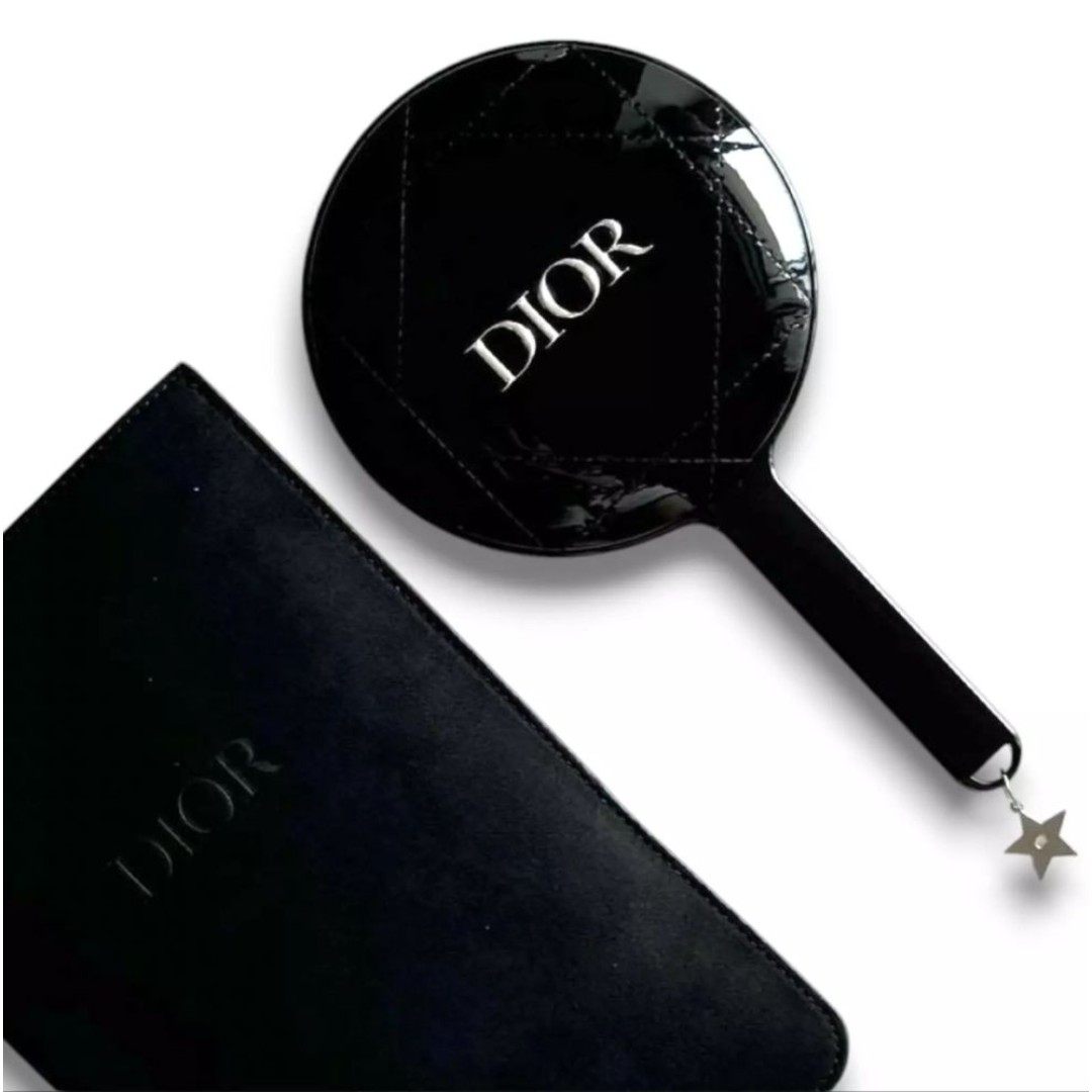 おすすめネット NEW IN BOX DIOR QUILTED PATENT LEATHER HAND MIRROR WITH 小物