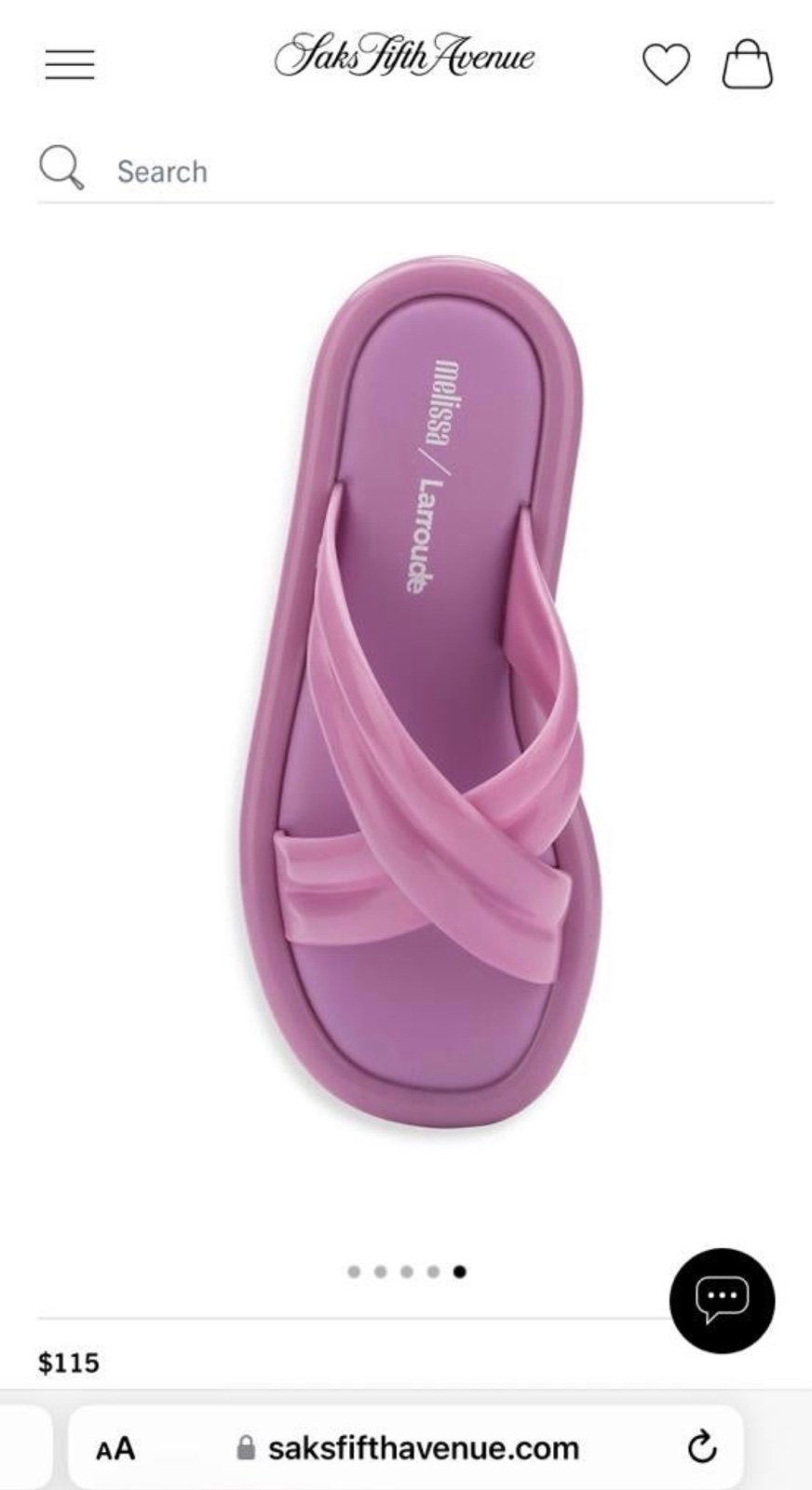 Melissa x Larroude Cali In Pink