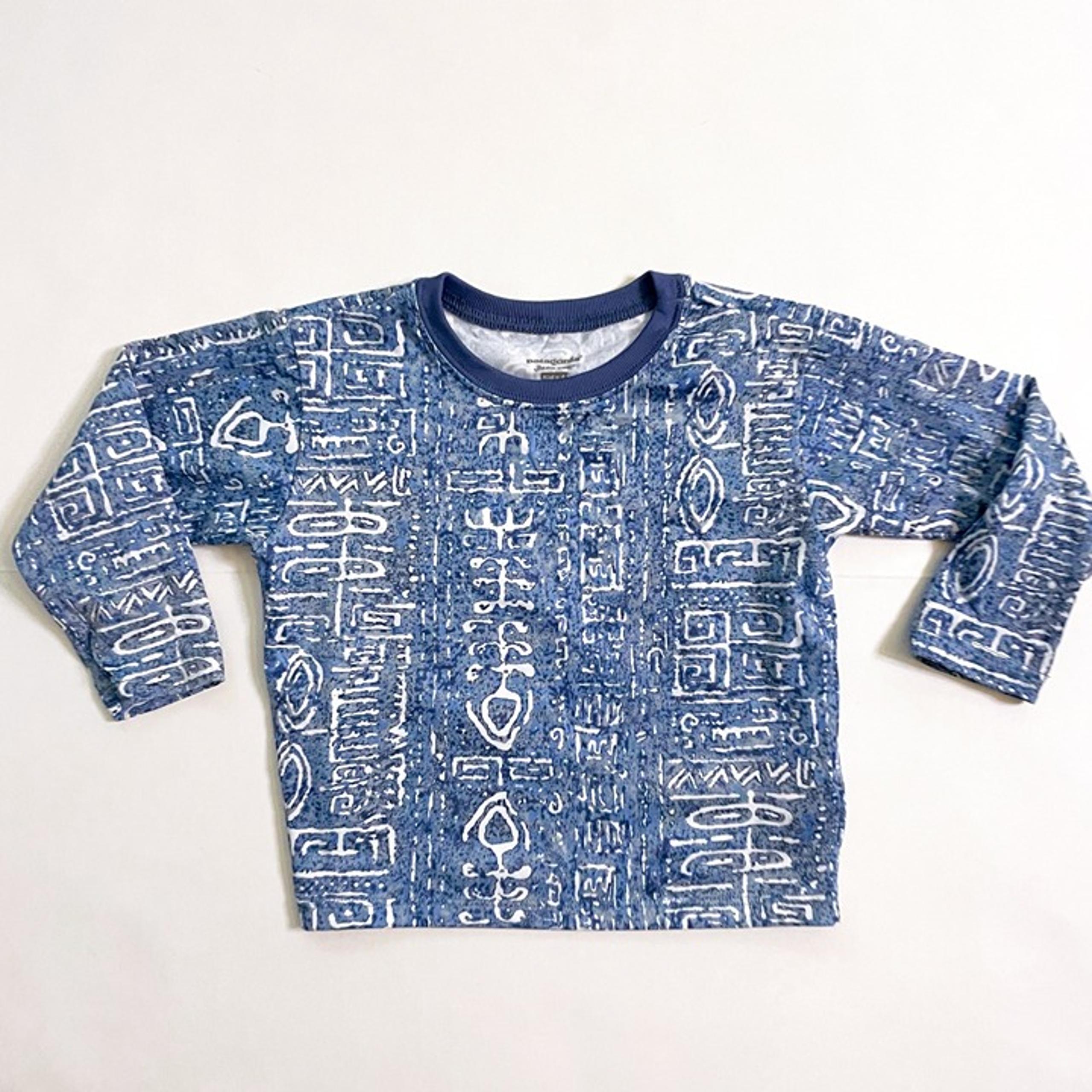 Patagonia Kids Long Sleeve Capilene Tee, Size 4