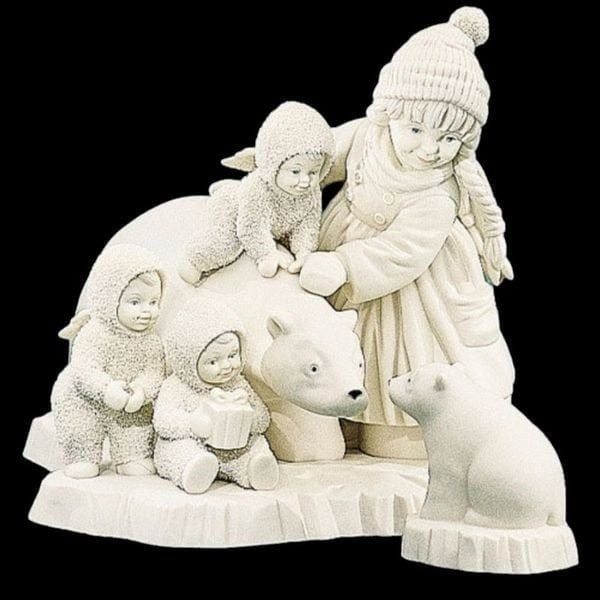 Vintage Snowbabies Friendship Club Nice to Meet You Little One Figure