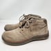 Skechers Mens Superior 2.0 Brunco High Top Oxford Shoes Size 8 Taupe Leather