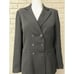 Kasper Women Black Pinstriped Double Breasted Pant Suit Size 4