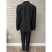 Kasper Women Black Pinstriped Double Breasted Pant Suit Size 4