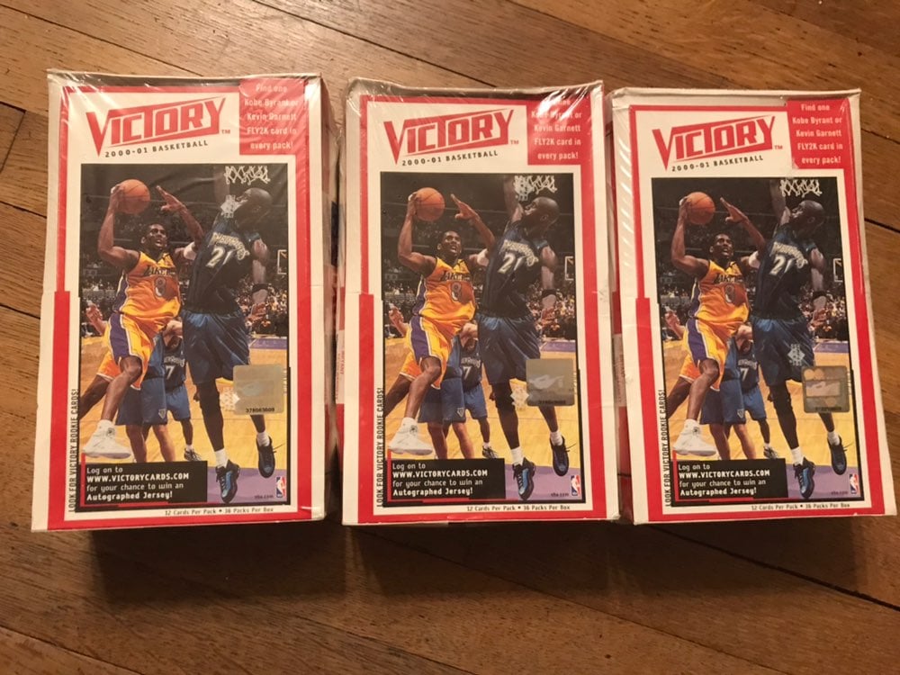 2000-2001 victory sport cards sealed box