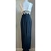 Jessica McClintock Gunne Sax Vintage 90s Dress Formal Black Ivory Lace Size 9/10