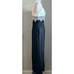 Jessica McClintock Gunne Sax Vintage 90s Dress Formal Black Ivory Lace Size 9/10