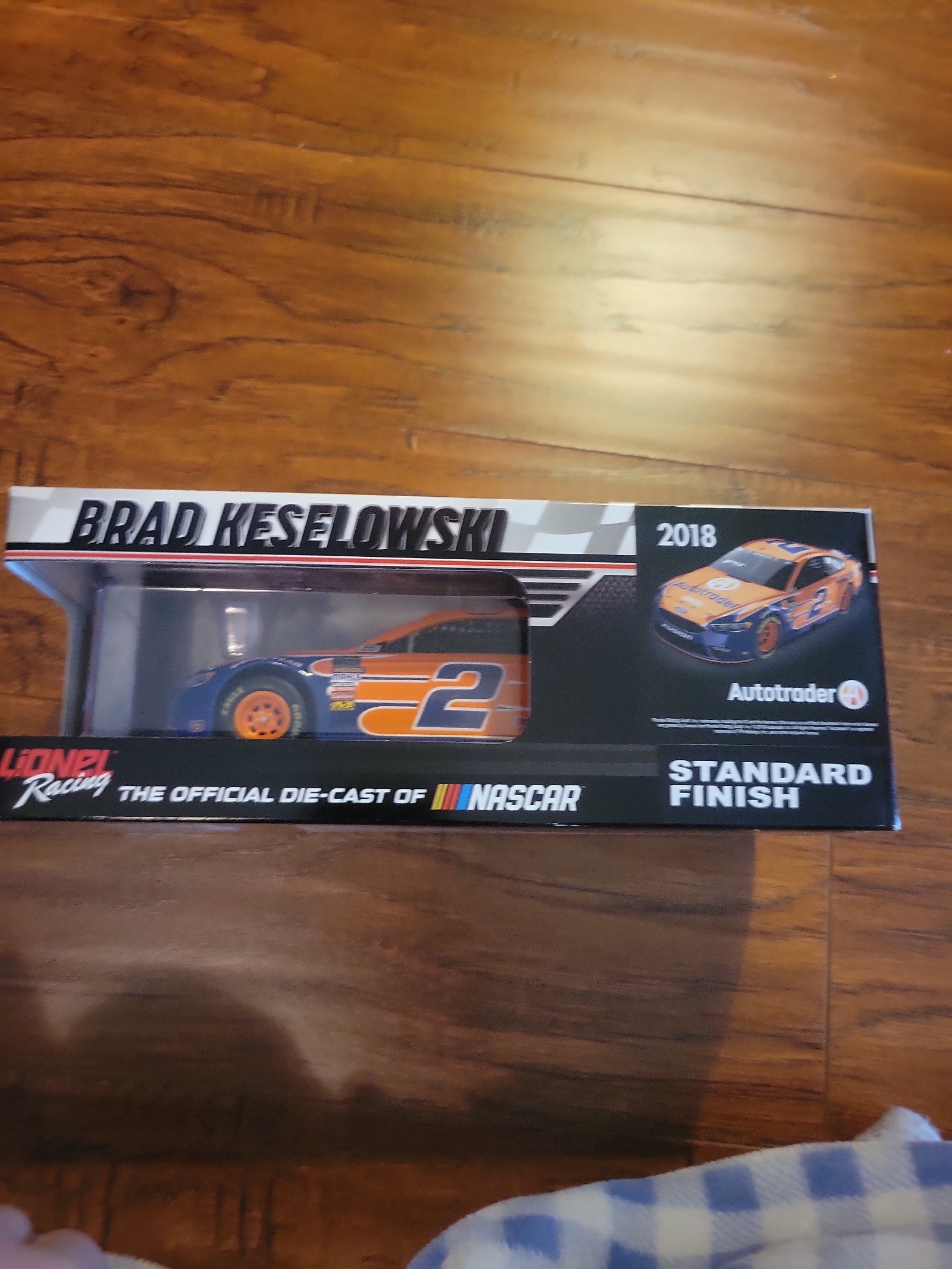 Diecast racecar brad keselowski